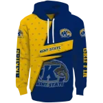 customized kent state golden flashes abstract shape navy blue hoodie best selling