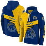 customized kent state golden flashes abstract shape navy blue hoodie best selling