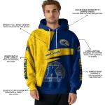 customized kent state golden flashes abstract shape navy blue hoodie best selling
