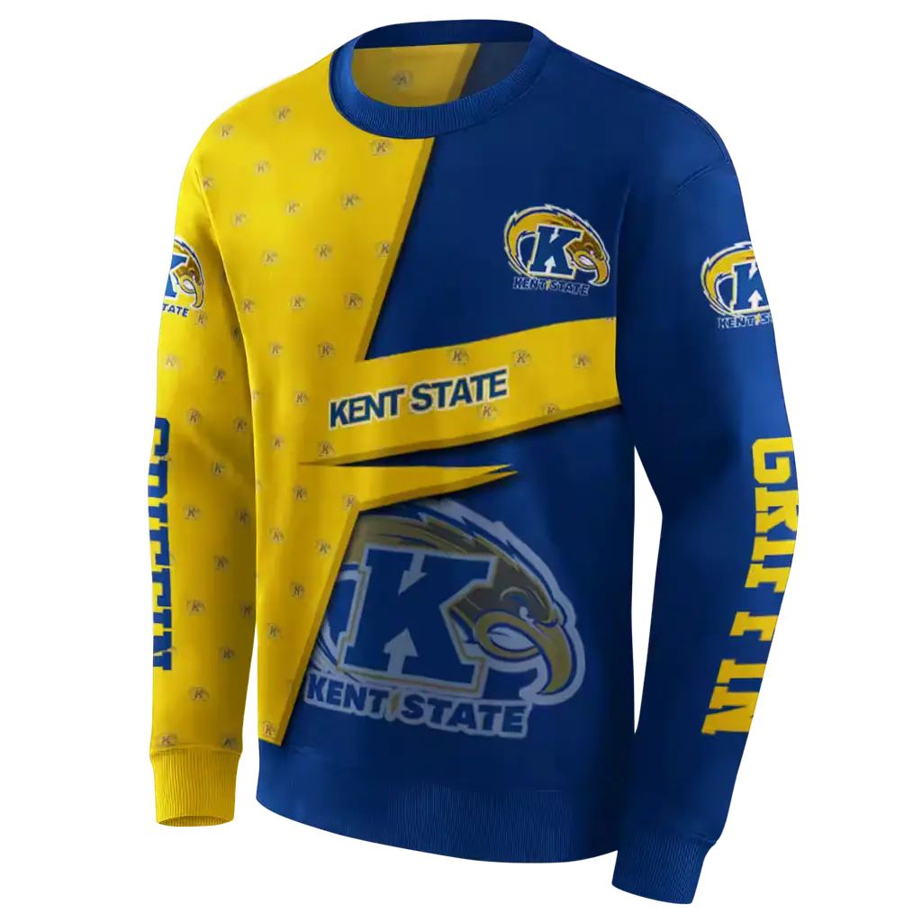 customized kent state golden flashes abstract shape navy blue hoodie new arrival customized kent state golden flashes abstract shape navy blue hoodie new arrival