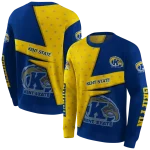 customized kent state golden flashes abstract shape navy blue hoodie best selling