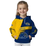 customized kent state golden flashes abstract shape navy blue hoodie best selling