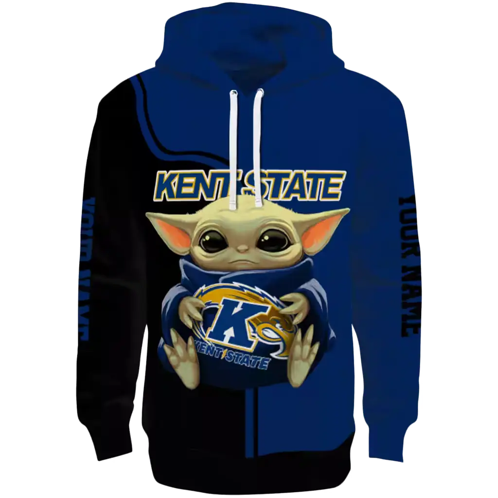 customized kent state golden flashes baby yoda navy blue black hoodie best selling customized kent state golden flashes baby yoda navy blue black hoodie best selling
