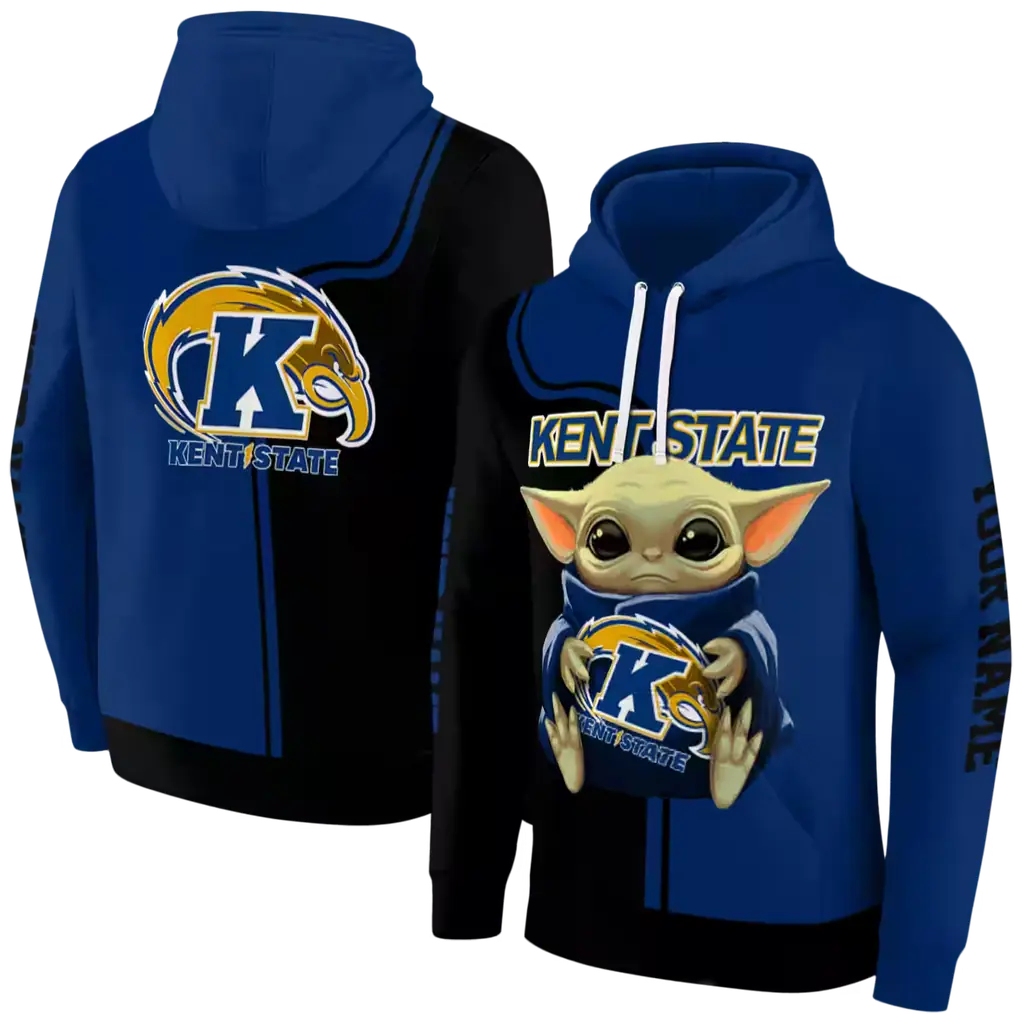 customized kent state golden flashes baby yoda navy blue black hoodie fashion forward customized kent state golden flashes baby yoda navy blue black hoodie fashion forward