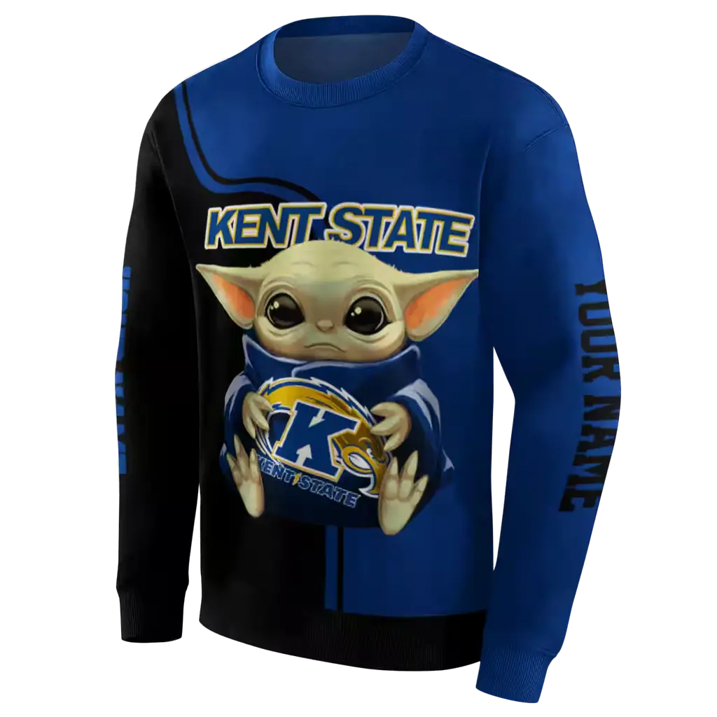 customized kent state golden flashes baby yoda navy blue black hoodie new arrival customized kent state golden flashes baby yoda navy blue black hoodie new arrival