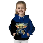 customized kent state golden flashes baby yoda navy blue black hoodie best selling