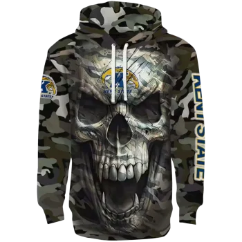 customized kent state golden flashes camo skull hoodie best selling