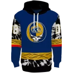 customized kent state golden flashes grateful vibes navy blue hoodie best selling