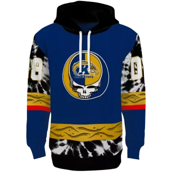 customized kent state golden flashes grateful vibes navy blue hoodie best selling