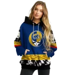 customized kent state golden flashes grateful vibes navy blue hoodie best selling