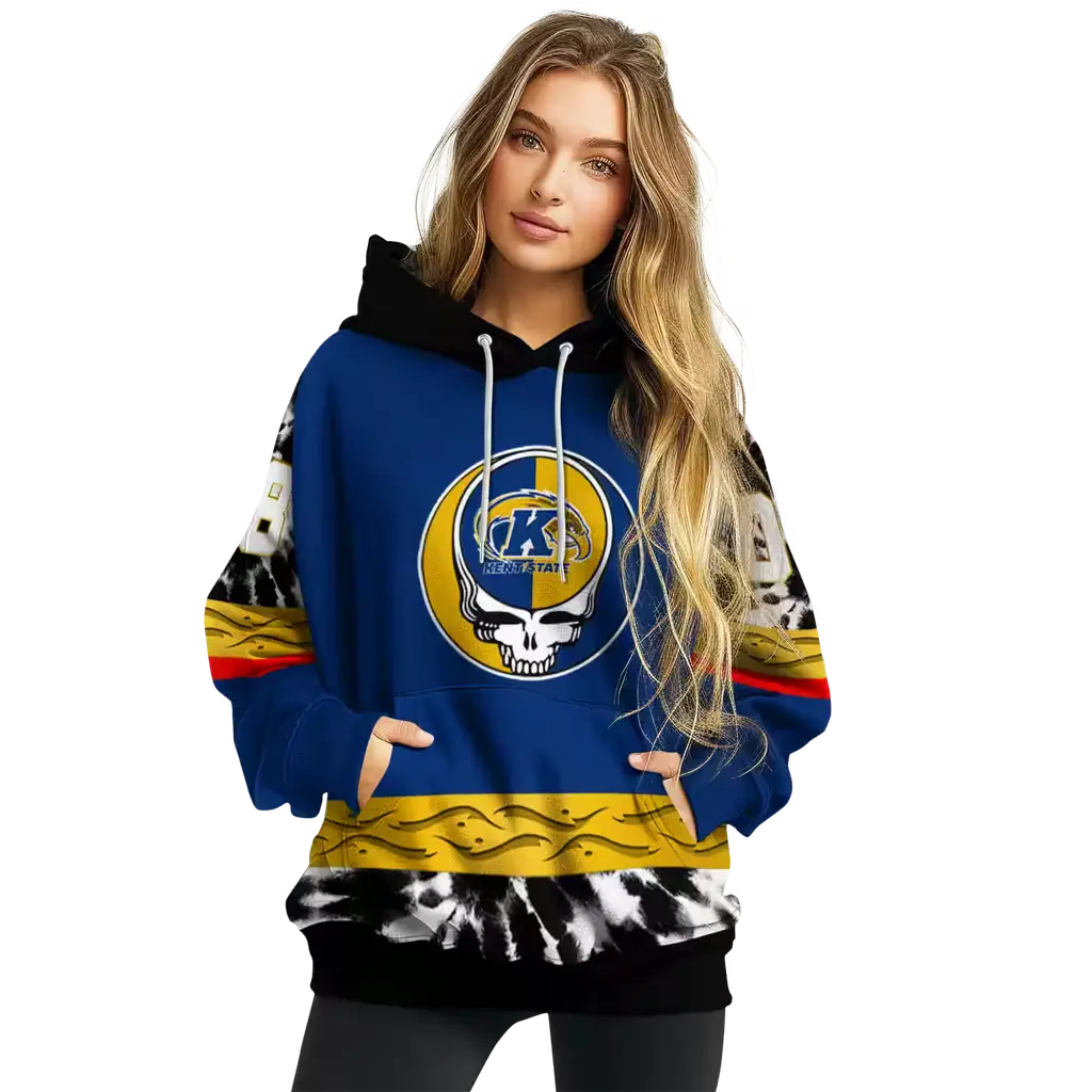 customized kent state golden flashes grateful vibes navy blue hoodie high quality customized kent state golden flashes grateful vibes navy blue hoodie high quality