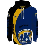 customized kent state golden flashes minimalist design navy blue black hoodie best selling