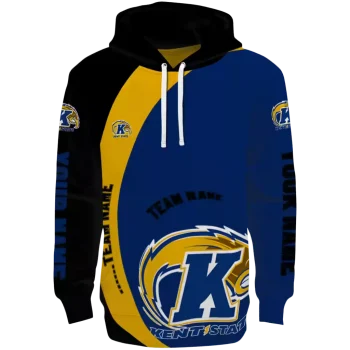 customized kent state golden flashes minimalist design navy blue black hoodie best selling