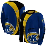 customized kent state golden flashes minimalist design navy blue black hoodie best selling