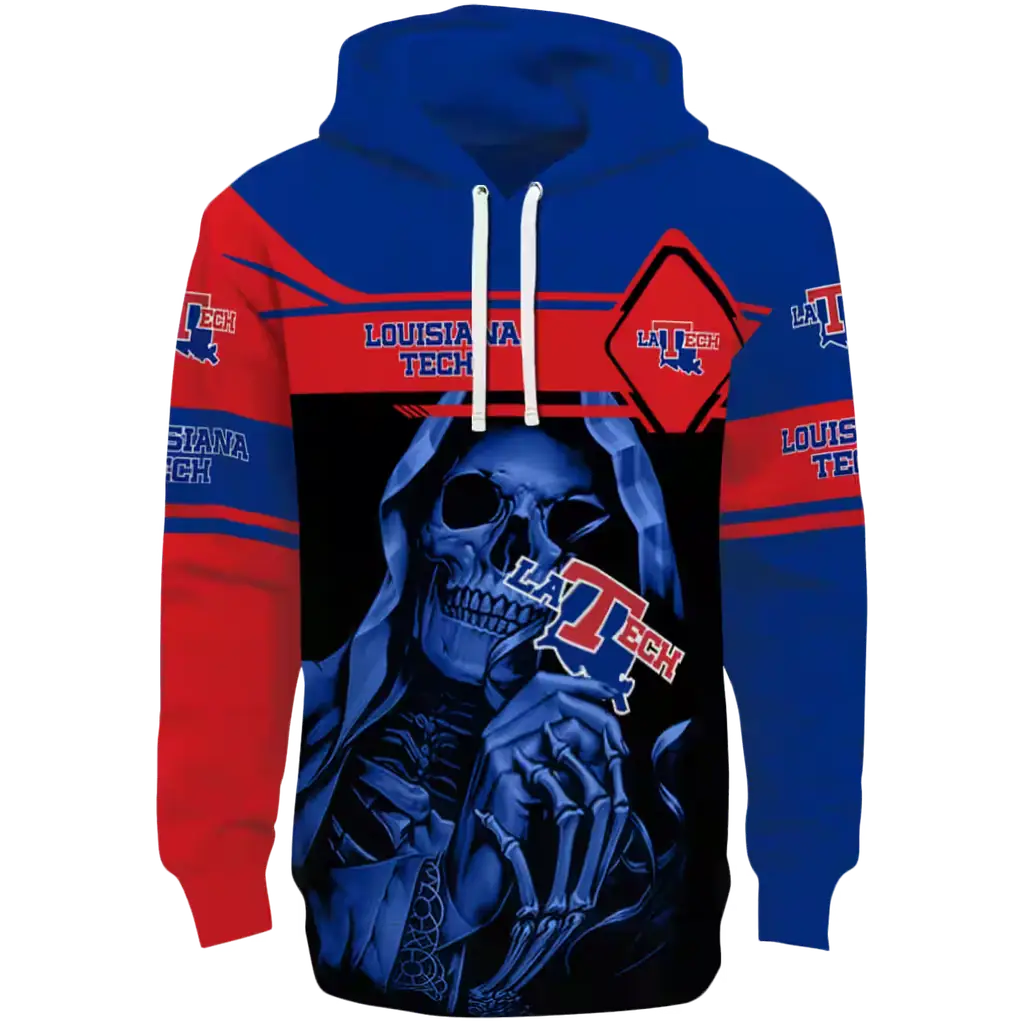 customized la tech grim reaper blue black hoodie best selling customized la tech grim reaper blue black hoodie best selling