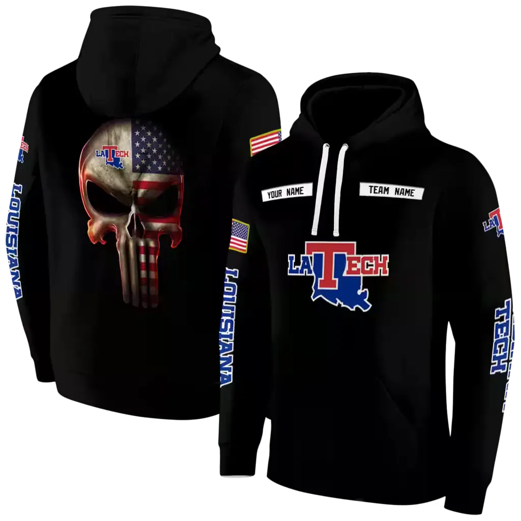 customized la tech punisher skull black hoodie fashion forward customized la tech punisher skull black hoodie fashion forward