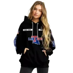 customized la tech punisher skull black hoodie best selling