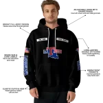 customized la tech punisher skull black hoodie best selling