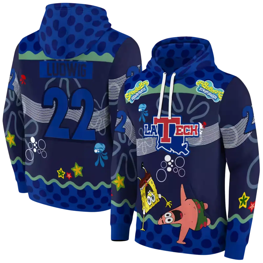 customized la tech spongebob patrick star blue navy hoodie fashion forward customized la tech spongebob patrick star blue navy hoodie fashion forward