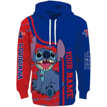 customized la tech stitch blue hoodie best selling