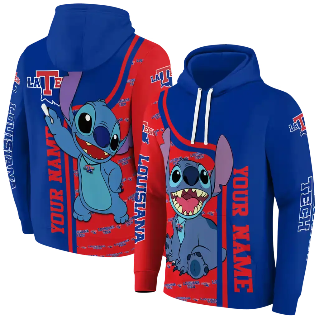 customized la tech stitch blue hoodie fashion forward customized la tech stitch blue hoodie fashion forward