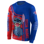 customized la tech stitch blue hoodie best selling