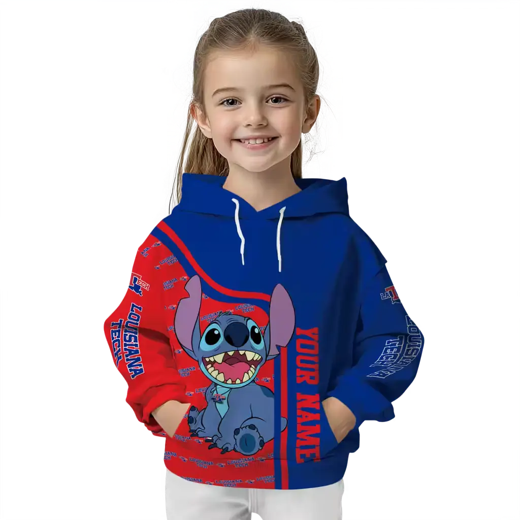 customized la tech stitch blue hoodie top rated customized la tech stitch blue hoodie top rated