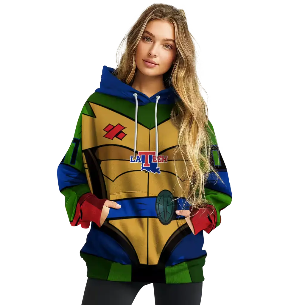 customized la tech superhero armor blue green hoodie high quality customized la tech superhero armor blue green hoodie high quality
