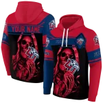 customized liberty flames grim reaper red black hoodie best selling