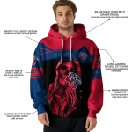 customized liberty flames grim reaper red black hoodie best selling