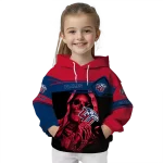 customized liberty flames grim reaper red black hoodie best selling