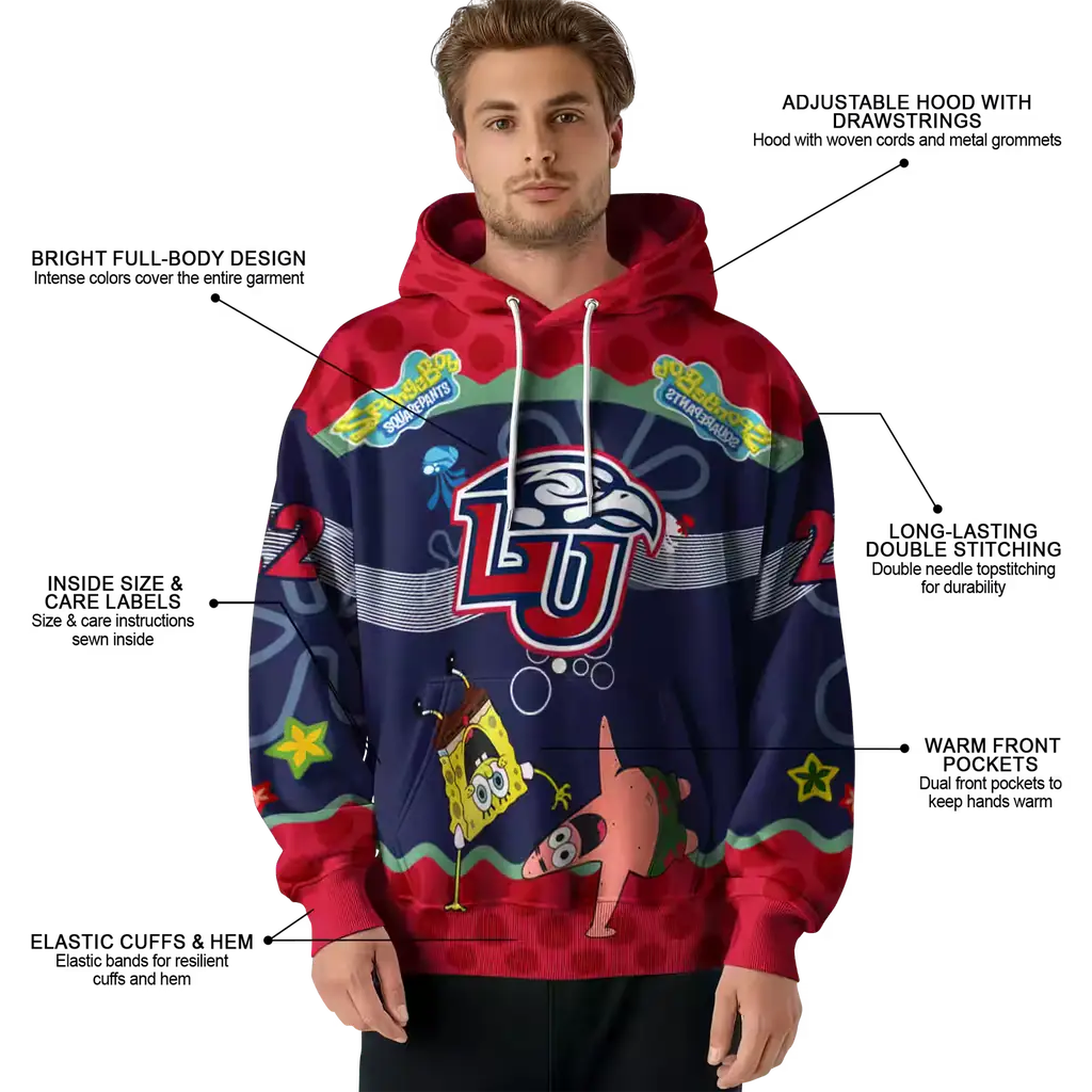 customized liberty flames spongebob patrick star red navy hoodie latest model customized liberty flames spongebob patrick star red navy hoodie latest model