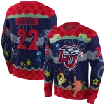 customized liberty flames spongebob patrick star red navy hoodie best selling