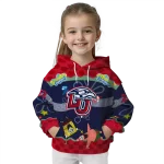 customized liberty flames spongebob patrick star red navy hoodie best selling