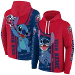 customized liberty flames stitch red hoodie best selling