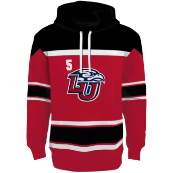 customized liberty flames striped pattern red hoodie best selling