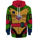 customized liberty flames superhero armor red green hoodie best selling