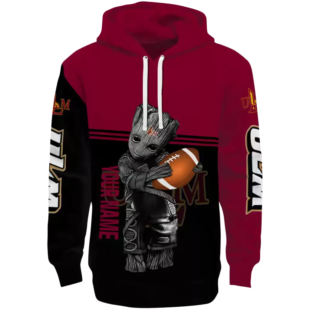 customized louisiana monroe warhawks baby groot red black hoodie best selling customized louisiana monroe warhawks baby groot red black hoodie best selling