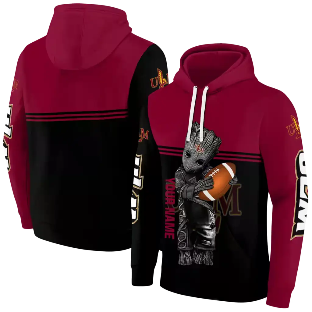 customized louisiana monroe warhawks baby groot red black hoodie fashion forward customized louisiana monroe warhawks baby groot red black hoodie fashion forward