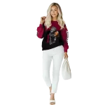 customized louisiana monroe warhawks baby groot red black hoodie best selling