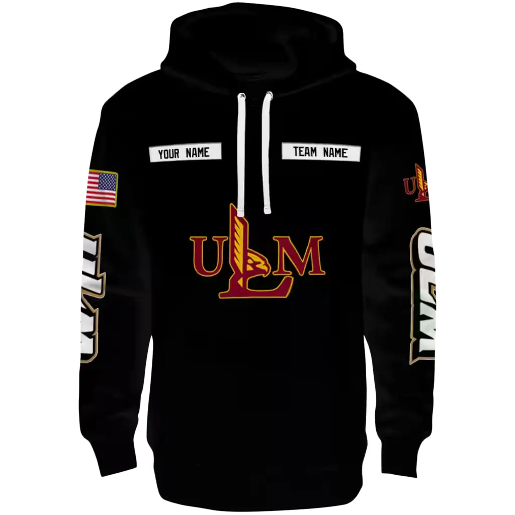 customized louisiana monroe warhawks punisher skull black hoodie best selling customized louisiana monroe warhawks punisher skull black hoodie best selling