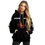 customized louisiana monroe warhawks punisher skull black hoodie best selling
