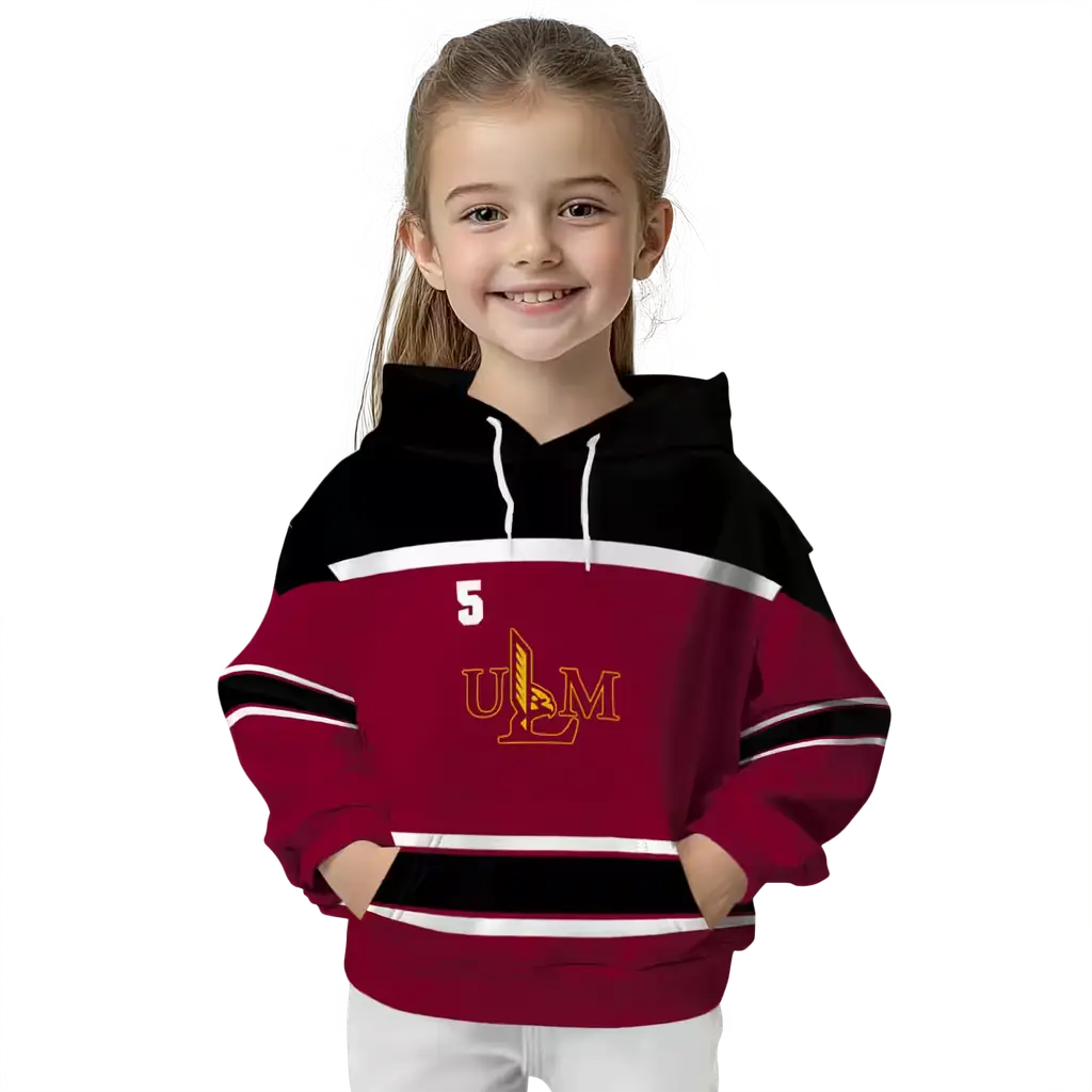 customized louisiana monroe warhawks striped pattern red hoodie top rated customized louisiana monroe warhawks striped pattern red hoodie top rated