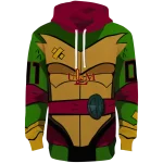 customized louisiana monroe warhawks superhero armor red green hoodie best selling