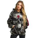 customized louisville cardinals camo skull hoodie best selling