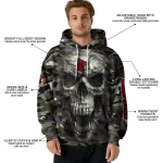 customized louisville cardinals camo skull hoodie best selling