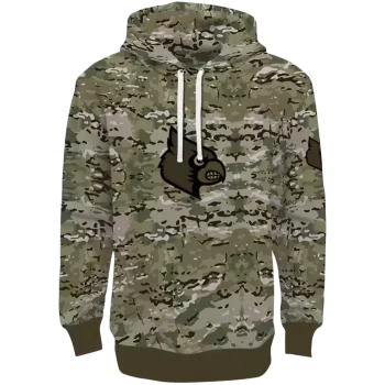 customized louisville cardinals military style hoodie best selling