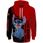 customized louisville cardinals stitch red hoodie best selling