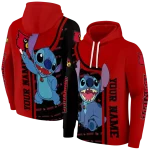 customized louisville cardinals stitch red hoodie best selling