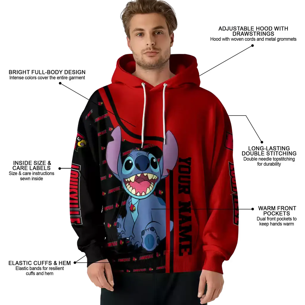 customized louisville cardinals stitch red hoodie latest model customized louisville cardinals stitch red hoodie latest model